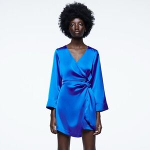 Longsleeve Blue Zara Dress